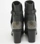 Chanel Vintage Pre-owned Leather boots Green Dames - Thumbnail 5