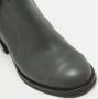 Chanel Vintage Pre-owned Leather boots Green Dames - Thumbnail 7