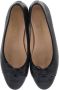 Chanel Vintage Pre-owned Leather flats Black Dames - Thumbnail 4