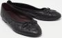 Chanel Vintage Pre-owned Leather flats Black Dames - Thumbnail 4