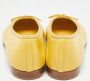 Chanel Vintage Pre-owned Leather flats Yellow Dames - Thumbnail 5