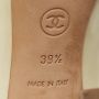 Chanel Vintage Pre-owned Leather heels Beige Dames - Thumbnail 8