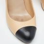 Chanel Vintage Pre-owned Leather heels Beige Dames - Thumbnail 7
