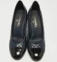 Chanel Vintage Pre-owned Leather heels Blue Dames - Thumbnail 3