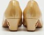 Chanel Vintage Pre-owned Leather heels Yellow Dames - Thumbnail 5