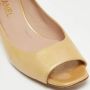 Chanel Vintage Pre-owned Leather heels Yellow Dames - Thumbnail 7