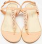 Chanel Vintage Pre-owned Leather sandals Beige Dames - Thumbnail 3