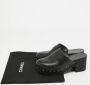 Chanel Vintage Pre-owned Leather sandals Black Dames - Thumbnail 9