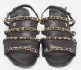 Chanel Vintage Pre-owned Leather sandals Black Dames - Thumbnail 3