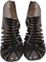 Chanel Vintage Pre-owned Leather sandals Black Dames - Thumbnail 2