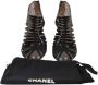 Chanel Vintage Pre-owned Leather sandals Black Dames - Thumbnail 8