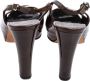 Chanel Vintage Pre-owned Leather sandals Brown Dames - Thumbnail 4