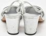 Chanel Vintage Pre-owned Leather sandals Gray Dames - Thumbnail 5