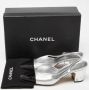 Chanel Vintage Pre-owned Leather sandals Gray Dames - Thumbnail 9