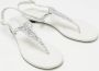 Chanel Vintage Pre-owned Leather sandals Gray Dames - Thumbnail 4