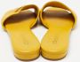 Chanel Vintage Pre-owned Leather sandals Yellow Dames - Thumbnail 5