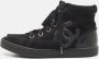 Chanel Vintage Pre-owned Leather sneakers Black Dames - Thumbnail 2