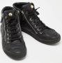 Chanel Vintage Pre-owned Leather sneakers Black Dames - Thumbnail 4