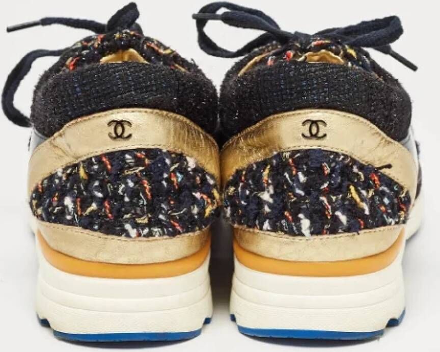Chanel Vintage Pre-owned Leather sneakers Multicolor Dames