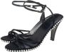 Chanel Vintage Pre-owned Satin sandals Black Dames - Thumbnail 3