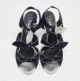 Chanel Vintage Pre-owned Suede sandals Blue Dames - Thumbnail 3
