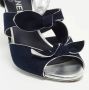 Chanel Vintage Pre-owned Suede sandals Blue Dames - Thumbnail 7