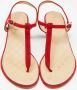 Chanel Vintage Pre-owned Suede sandals Red Dames - Thumbnail 3