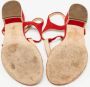 Chanel Vintage Pre-owned Suede sandals Red Dames - Thumbnail 6