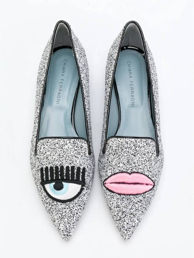 Chiara Ferragni Collection Ballerinas Gray Dames