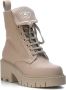 Chiara Ferragni Collection Geborduurde Denim Bootie Beige Dames - Thumbnail 5