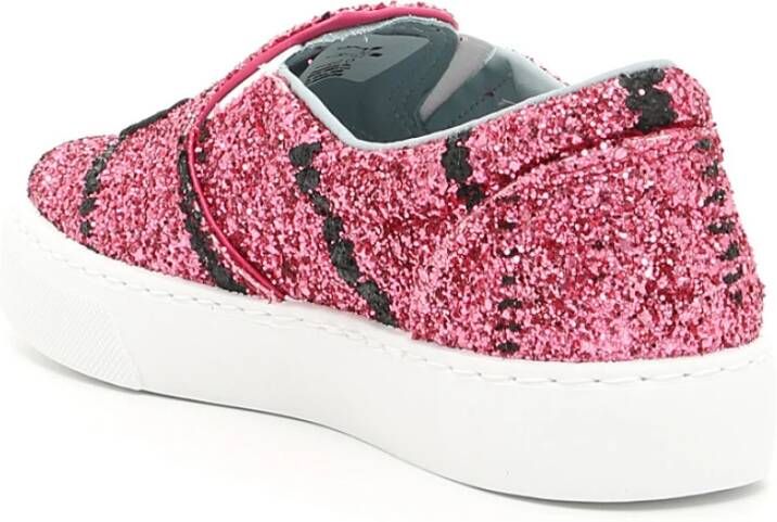 Chiara Ferragni Collection Roze Slip-On Sneakers Pink Dames