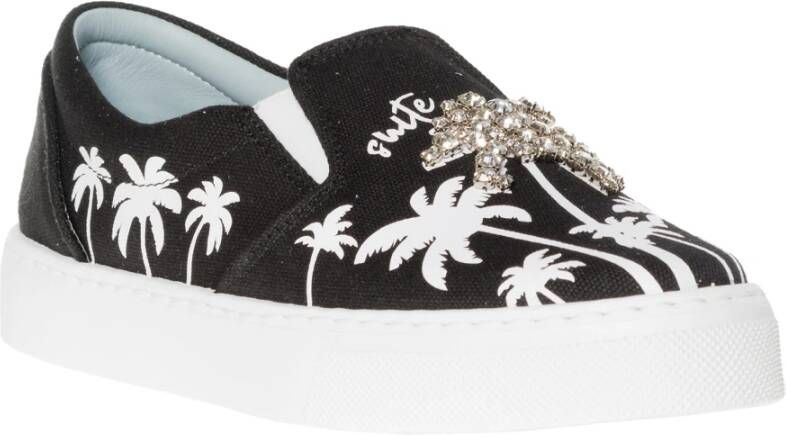 Chiara Ferragni Collection Zwarte Instapcanvas Schoenen Black Dames