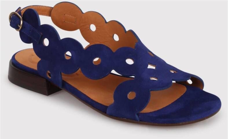 Chie Mihara Abstract Weef Sandalen Blue Dames