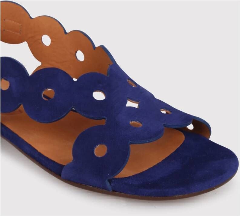 Chie Mihara Abstract Weef Sandalen Blue Dames