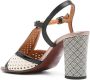 Chie Mihara Beige Gesp Enkelband Blokhak Schoenen Black Dames - Thumbnail 4