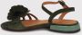 Chie Mihara Bloemenapplicatie Gesp Sandalen Green Dames - Thumbnail 4