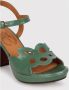 Chie Mihara Blokhak enkelband sandalen Green Dames - Thumbnail 3