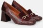 Chie Mihara Bordeaux Platte Schoenen Geometrisch Patroon Red Dames - Thumbnail 2