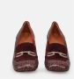 Chie Mihara Bordeaux Platte Schoenen Geometrisch Patroon Red Dames - Thumbnail 5