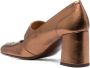 Chie Mihara Bronzen Leren Pumps met Geperforeerde Details Yellow Dames - Thumbnail 4