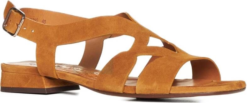 Chie Mihara Bruin Leren Cut-Out Sandalen Brown Dames