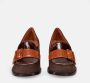 Chie Mihara Bruine Hakken 70s Stijl Lederen Schoenen Brown Dames - Thumbnail 3