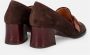 Chie Mihara Bruine Hakken 70's Stijl Leren Schoenen Brown Dames - Thumbnail 4