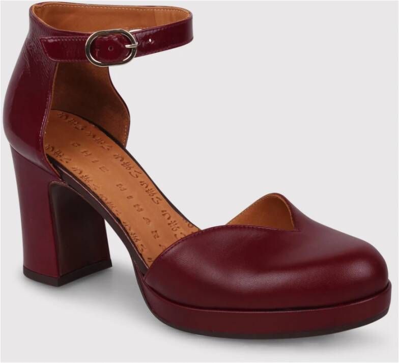 Chie Mihara Damaho45 Pumps met Brede Hak Red Dames