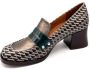 Chie Mihara Geometrische leren mocassin Multicolor Dames - Thumbnail 2