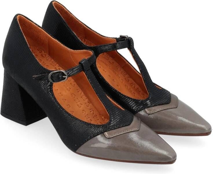 Chie Mihara Grijze Stijlvolle Aumi-Gris Schoenen Black Dames