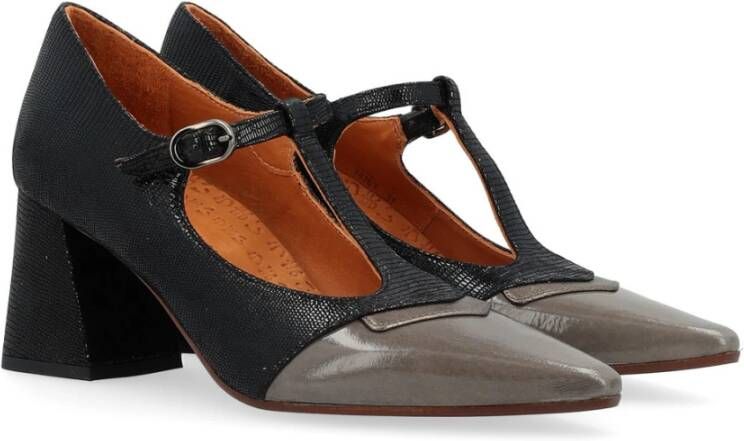 Chie Mihara Grijze Stijlvolle Aumi-Gris Schoenen Black Dames