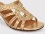 Chie Mihara Handgeweven leren sandalen met patenteffect Yellow Dames - Thumbnail 3