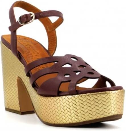 Chie Mihara High Heel Sandals Brown Dames