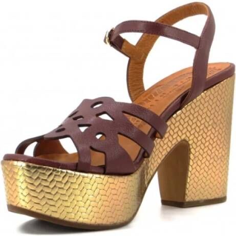 Chie Mihara High Heel Sandals Brown Dames